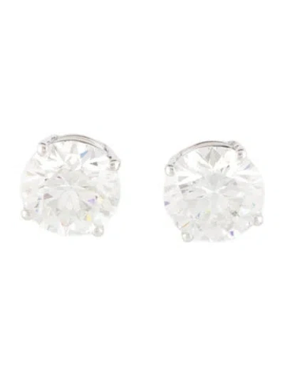 Pre-owned Earrings 14k 3.02ctw Lab-grown Diamond Stud  In Multi