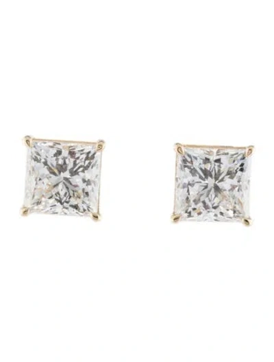 Pre-owned Earrings 14k 3.03ctw Lab-grown Diamond Stud  In Multi