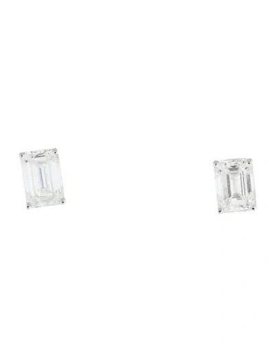 Pre-owned Earrings 14k 3.04ctw Lab-grown Diamond Stud  In Multi
