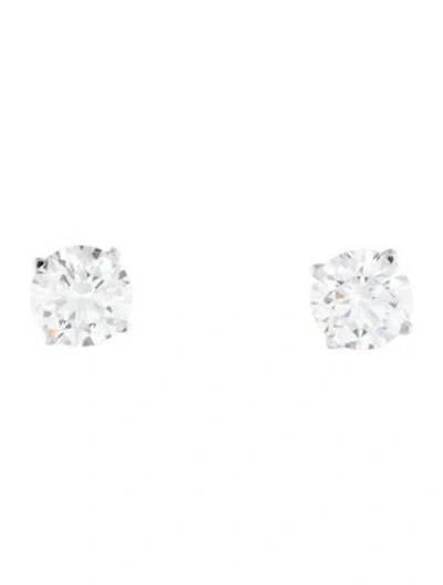 Pre-owned Earrings 14k 3.04ctw Lab-grown Diamond Stud  In Multi