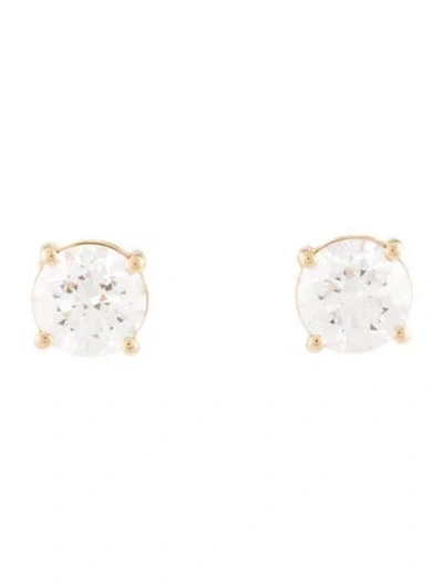 Pre-owned Earrings 14k 3.04ctw Lab-grown Diamond Stud  In Multi