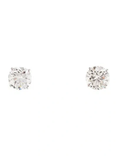 Pre-owned Earrings 14k 3.05ctw Lab-grown Diamond Stud  In Multi