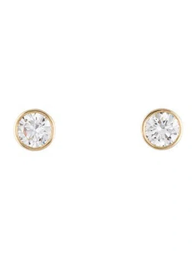 Pre-owned Earrings 14k 3.05ctw Lab-grown Diamond Stud  W/ Tags In Multi