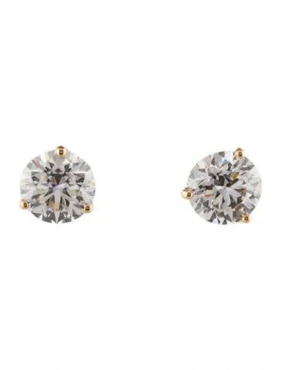 Pre-owned Earrings 14k 3.06ctw Lab-grown Diamond Stud  In Multi