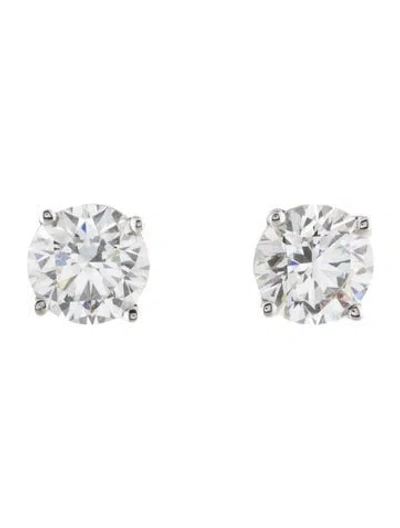 Pre-owned Earrings 14k 3.06ctw Lab-grown Diamond Stud  In Multi