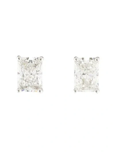Pre-owned Earrings 14k 3.07ctw Lab-grown Diamond Stud  In Multi