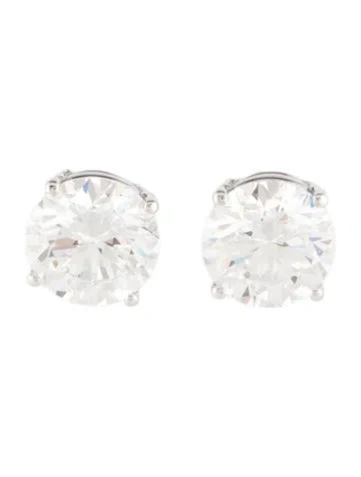 Pre-owned Earrings 14k 3.08ctw Lab-grown Diamond Stud  In Multi