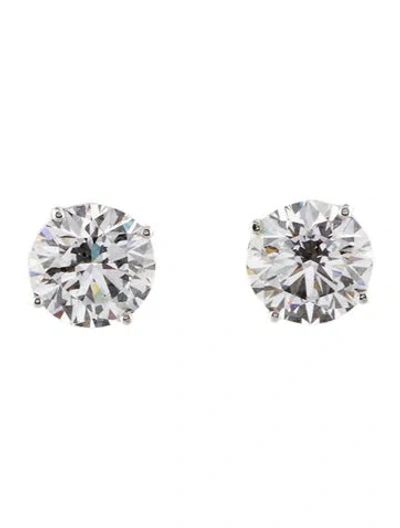 Pre-owned Earrings 14k 3.08ctw Lab-grown Diamond Studs In Multi