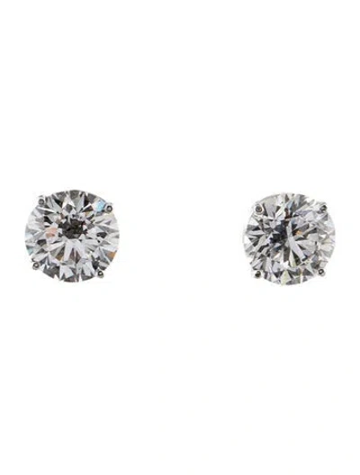 Pre-owned Earrings 14k 3.10ctw Lab-grown Diamond Studs In Multi