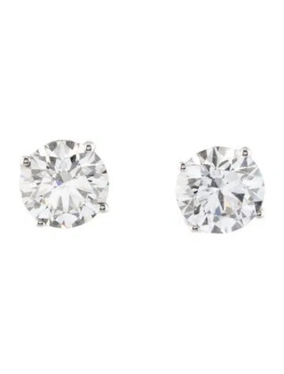 Pre-owned Earrings 14k 3.11ctw Lab-grown Diamond Stud  In Multi