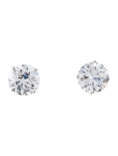 Pre-owned Earrings 14k 3.12ctw Lab-grown Diamond Studs In Multi