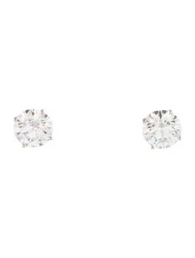 Pre-owned Earrings 14k 3.13ctw Lab-grown Diamond Stud  In Multi