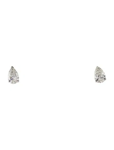 Pre-owned Earrings 14k 3.15ctw Lab-grown Diamond Stud  In Multi