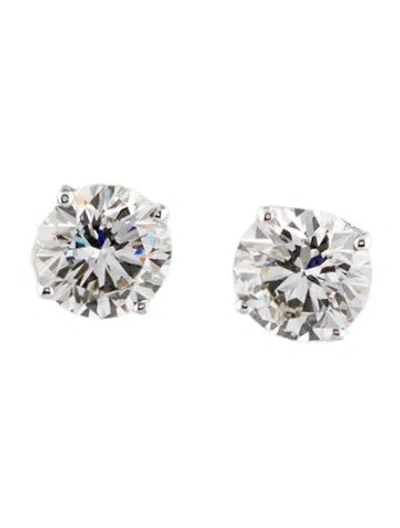 Pre-owned Earrings 14k 3.16ctw Lab-grown Diamond Stud  In Multi