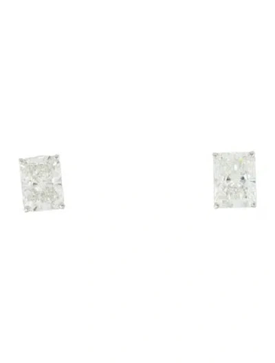 Pre-owned Earrings 14k 3.36ctw Lab-grown Diamond Stud  In Multi
