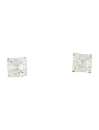 Pre-owned Earrings 14k 3.42ctw Lab-grown Diamond Stud  In Multi
