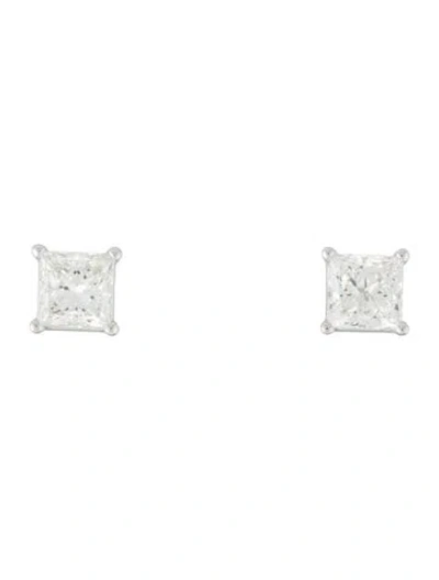 Pre-owned Earrings 14k 3.48ctw Lab-grown Diamond Stud  In Multi