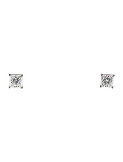 Pre-owned Earrings 14k 3.49ctw Lab-grown Diamond Stud  In Multi