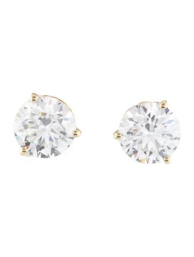 Pre-owned Earrings 14k 3.56ctw Lab-grown Diamond Stud  In Multi