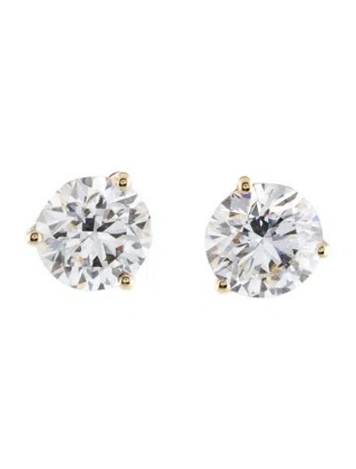 Pre-owned Earrings 14k 3.65ctw Lab-grown Diamond Stud  In Multi
