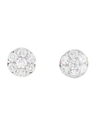 Pre-owned Earrings 14k 3.75ctw Diamond Stud  In Multi