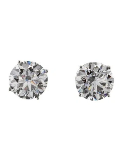 Pre-owned Earrings 14k 3.78ctw Lab-grown Diamond Stud  In Multi