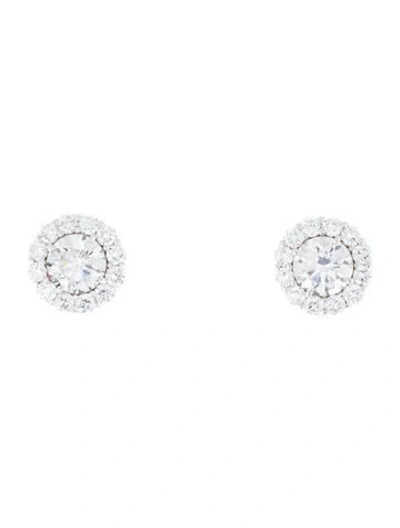 Pre-owned Earrings 14k 3.80ctw Lab-grown Diamond Stud  In Multi