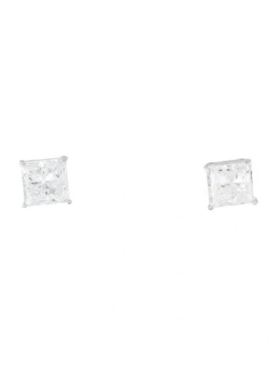 Pre-owned Earrings 14k 3.81ctw Lab-grown Diamond Stud  In Multi