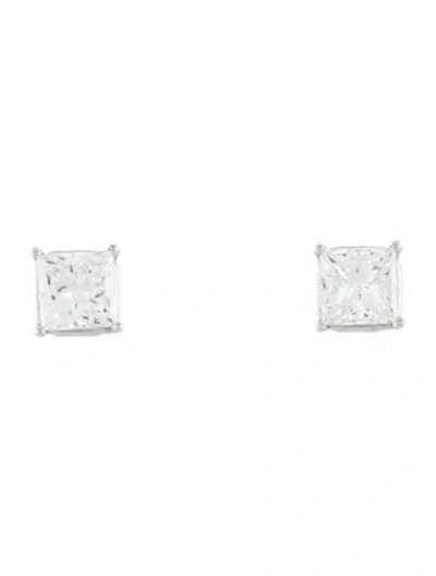 Pre-owned Earrings 14k 3.86ctw Lab-grown Diamond Stud  In Multi