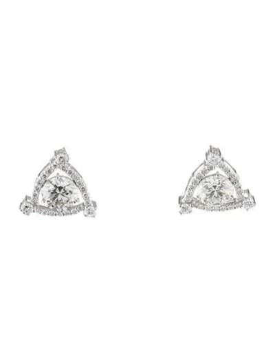Pre-owned Earrings 14k 3.90ctw Lab-grown Diamond Stud  In Multi