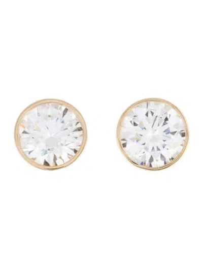 Pre-owned Earrings 14k 3.98ctw Lab-grown Diamond Stud  In Multi