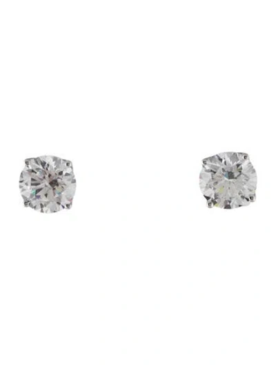 Pre-owned Earrings 14k 4.00ctw Lab-grown Diamond Stud  In Multi