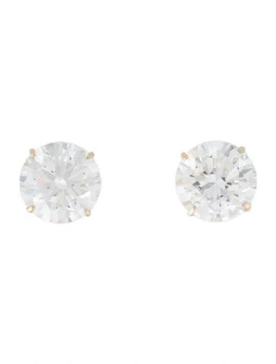 Pre-owned Earrings 14k 4.00ctw Lab-grown Diamond Stud  In Multi