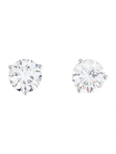 Pre-owned Earrings 14k 4.00ctw Lab-grown Diamond Stud  In Multi