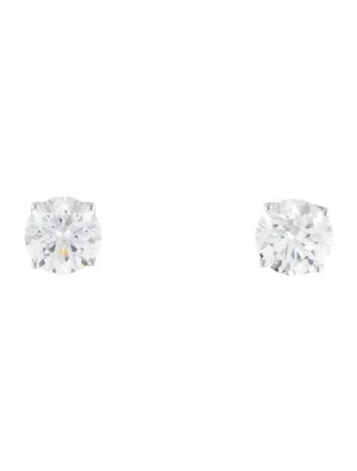 Pre-owned Earrings 14k 4.00ctw Lab-grown Diamond Stud  In Multi