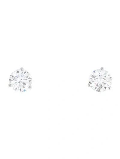 Pre-owned Earrings 14k 4.00ctw Lab-grown Diamond Stud  In Multi