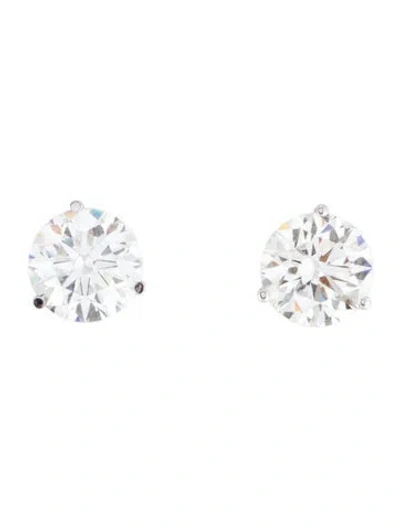 Pre-owned Earrings 14k 4.00ctw Lab-grown Diamond Stud  In Multi