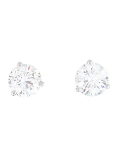 Pre-owned Earrings 14k 4.00ctw Lab-grown Diamond Stud  In Multi