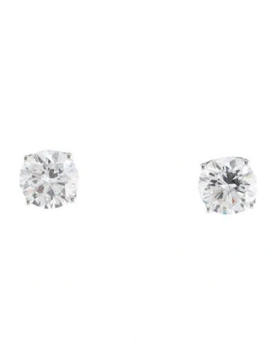 Pre-owned Earrings 14k 4.00ctw Lab-grown Diamond Stud  In Multi
