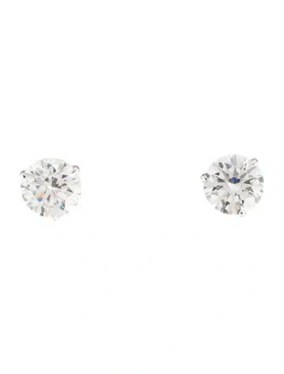 Pre-owned Earrings 14k 4.00ctw Lab-grown Diamond Stud  In Multi