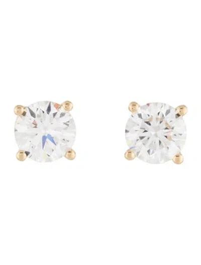 Pre-owned Earrings 14k 4.00ctw Lab-grown Diamond Stud  In Multi