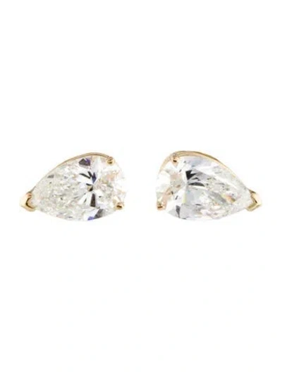 Pre-owned Earrings 14k 4.00ctw Lab-grown Diamond Stud  In Multi