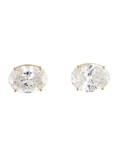 Pre-owned Earrings 14k 4.00ctw Lab-grown Diamond Stud  In Multi