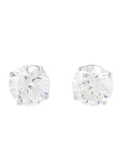Pre-owned Earrings 14k 4.00ctw Lab-grown Diamond Stud  In Multi