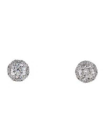Pre-owned Earrings 14k 4.00ctw Lab-grown Diamond Studs In Multi