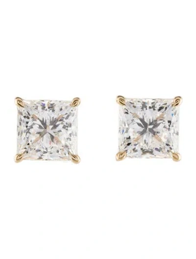 Pre-owned Earrings 14k 4.03ctw Lab-grown Diamond Stud  In Multi