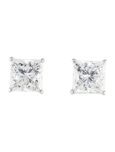 Pre-owned Earrings 14k 4.03ctw Lab-grown Diamond Stud  In Multi