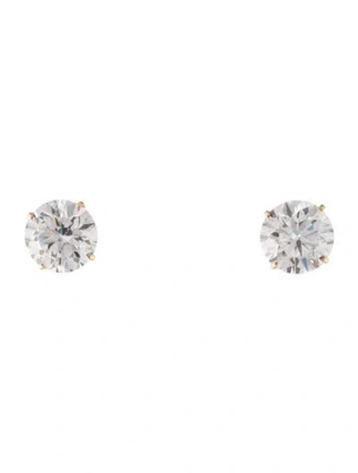 Pre-owned Earrings 14k 4.04ctw Lab-grown Diamond Stud  In Multi