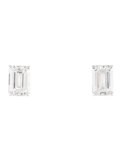 Pre-owned Earrings 14k 4.04ctw Lab-grown Diamond Stud  In Multi