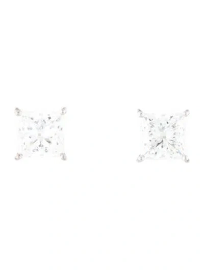 Pre-owned Earrings 14k 4.05ctw Lab-grown Diamond Stud  In Multi